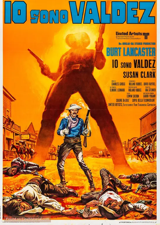 Valdez Is Coming - Italian Movie Poster