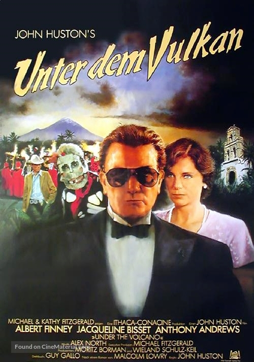 Under the Volcano - German Movie Poster