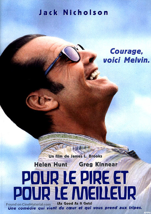 As Good As It Gets - French DVD movie cover