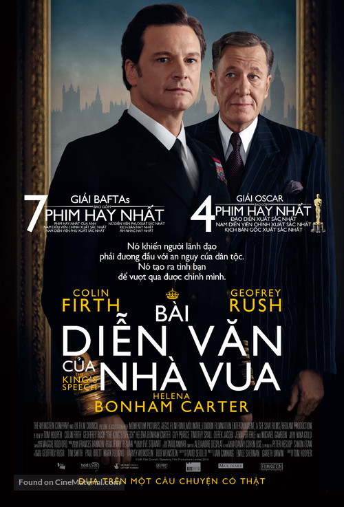 The King&#039;s Speech - Vietnamese Movie Poster