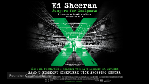 Ed Sheeran Jumpers for Goalposts - Serbian Movie Poster