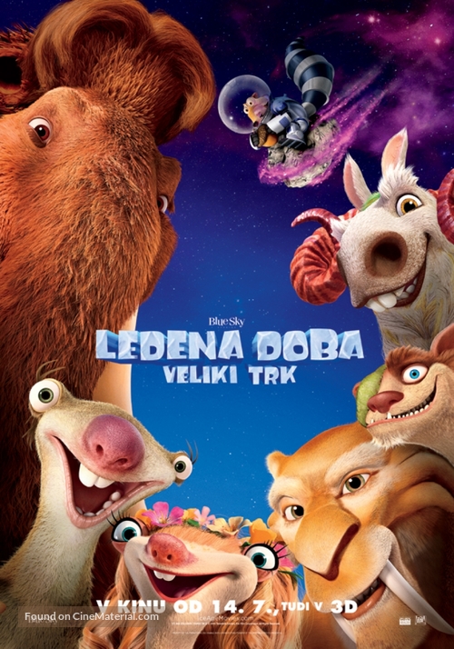 Ice Age: Collision Course - Slovenian Movie Poster