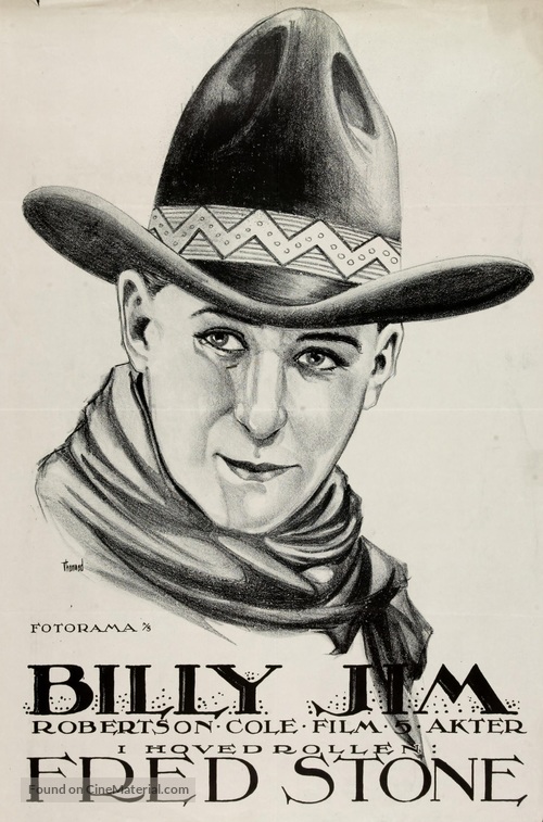 Billy Jim - Norwegian Movie Poster
