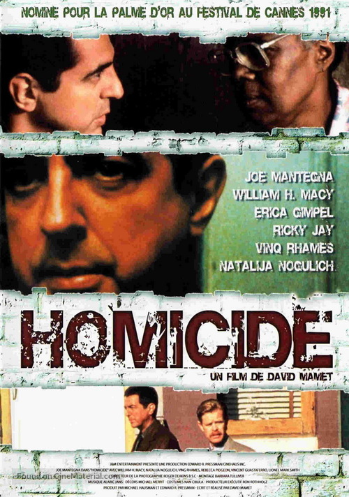 Homicide - French DVD movie cover