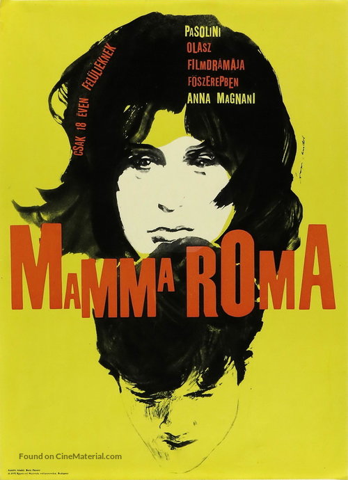 Mamma Roma - Hungarian Movie Poster