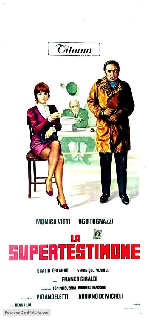 La supertestimone - Italian Movie Poster