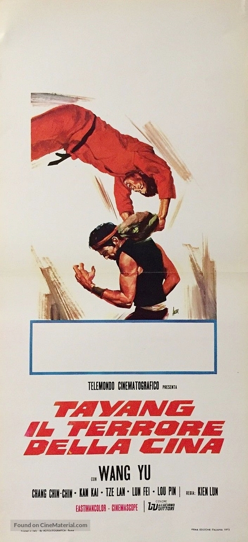 Ten Fingers of Steel - Italian Movie Poster