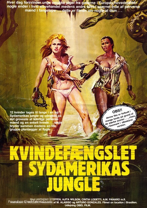 Femmine infernali - Danish Movie Poster