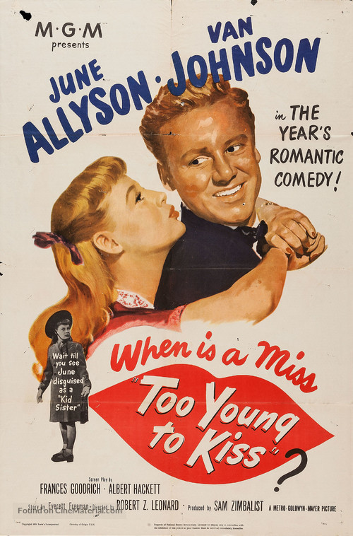 Too Young to Kiss - Movie Poster