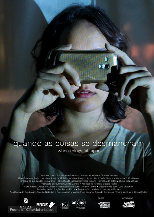 Quando as Coisas se Desmancham - Brazilian Movie Poster