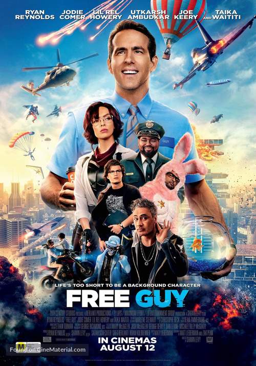 Free Guy - New Zealand Movie Poster
