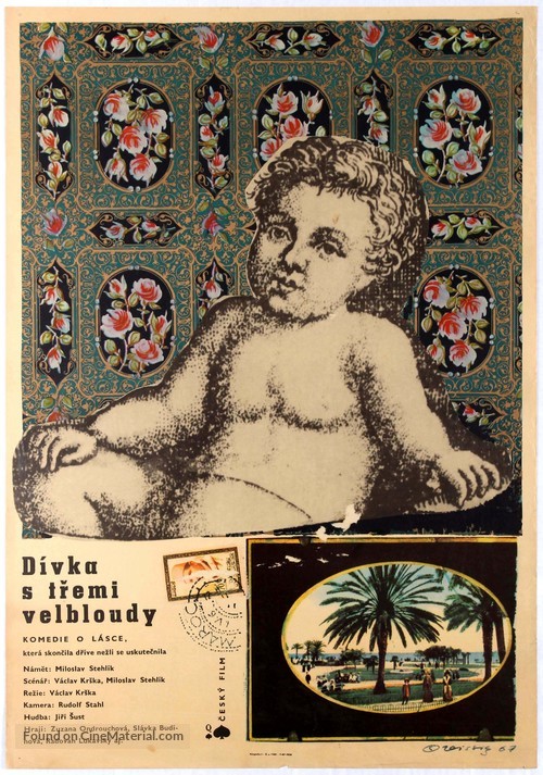 D&iacute;vka s tremi velbloudy - Czech Movie Poster