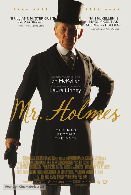 Mr. Holmes - Movie Poster