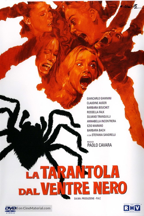 Tarantola dal ventre nero, La - Italian DVD movie cover