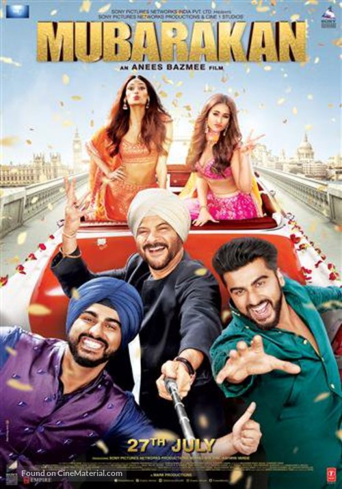 Mubarakan - Lebanese Movie Poster