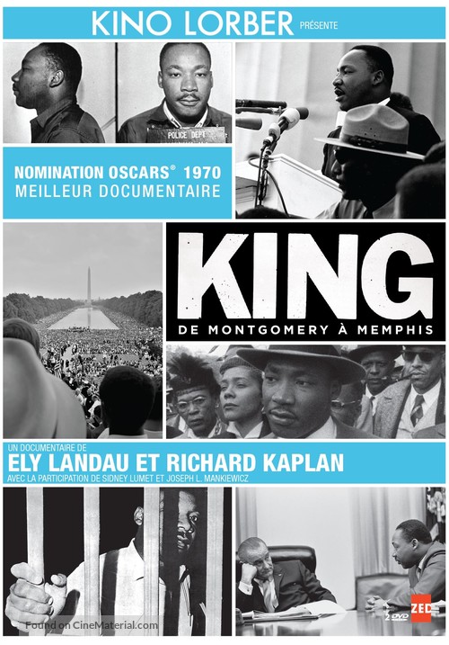 King: A Filmed Record... Montgomery to Memphis - French DVD movie cover