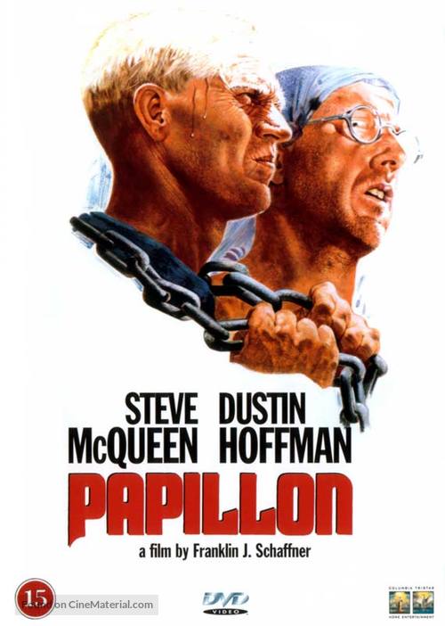 Papillon - Danish DVD movie cover