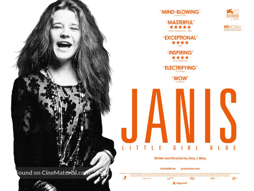Janis: Little Girl Blue - British Movie Poster