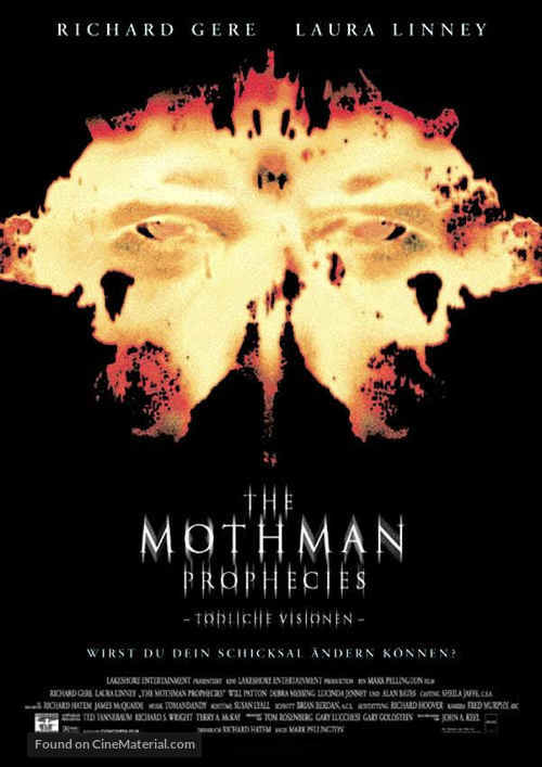 The Mothman Prophecies - German Movie Poster