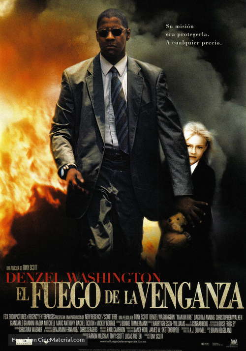 Man on Fire - Spanish Movie Poster