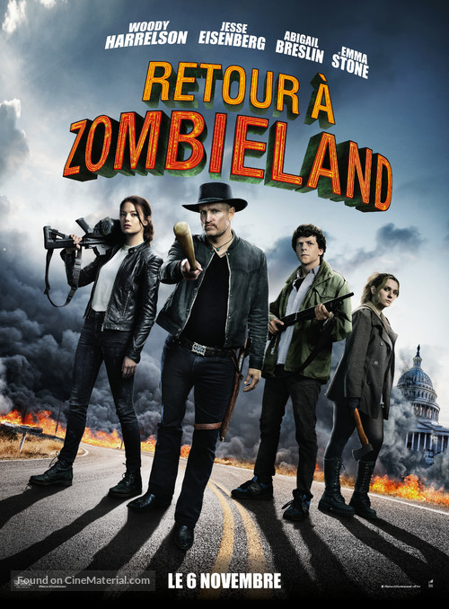 Zombieland: Double Tap - French Movie Poster