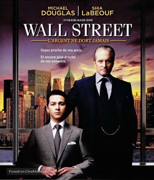Wall Street: Money Never Sleeps - French Blu-Ray movie cover