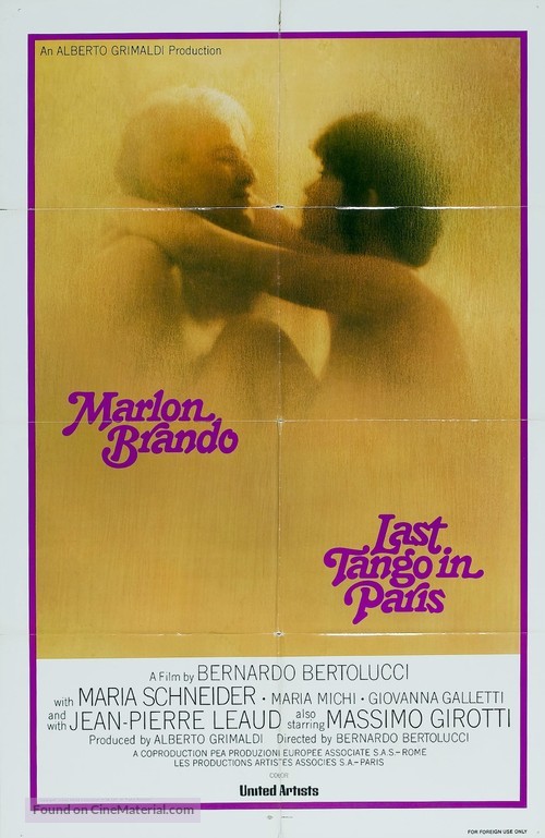 Ultimo tango a Parigi - Movie Poster