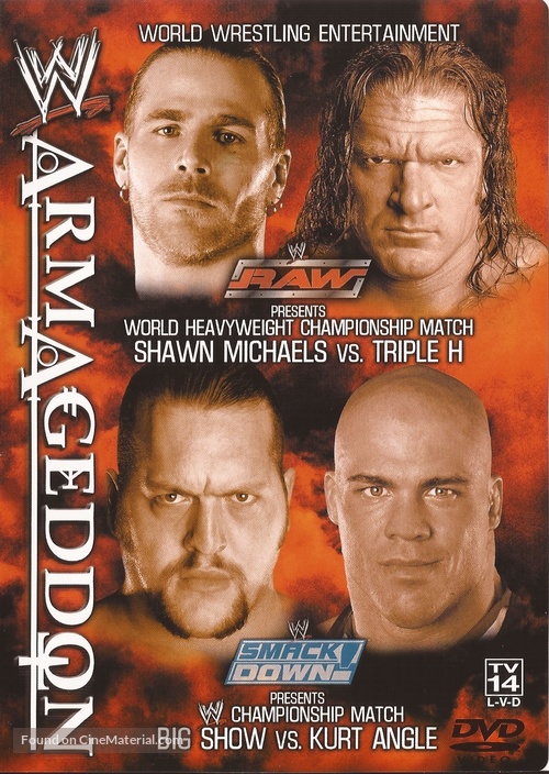 WWE Armageddon - DVD movie cover