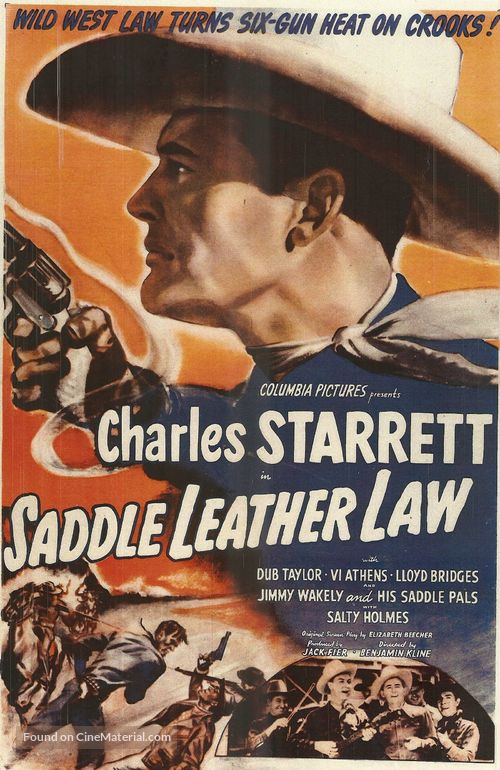 Saddle Leather Law - Movie Poster