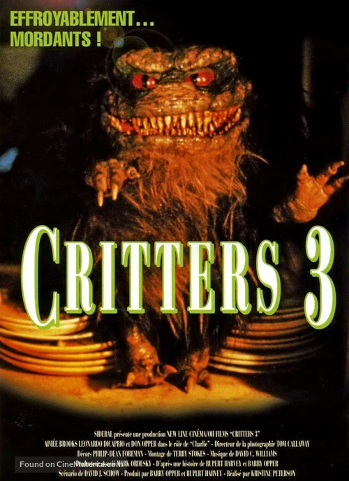 Critters 3 - French DVD movie cover