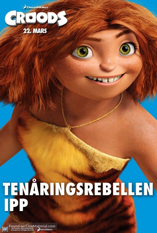 The Croods - Norwegian Movie Poster