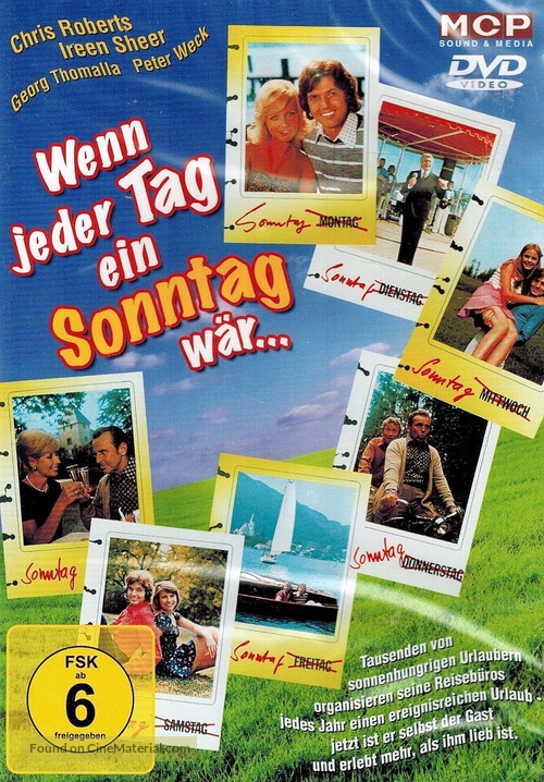 Wenn jeder Tag ein Sonntag w&auml;r - German DVD movie cover