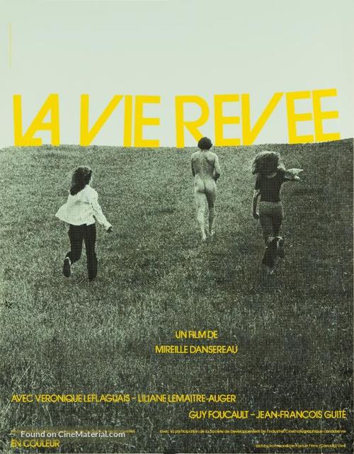 La vie r&ecirc;v&eacute;e - Canadian Movie Poster