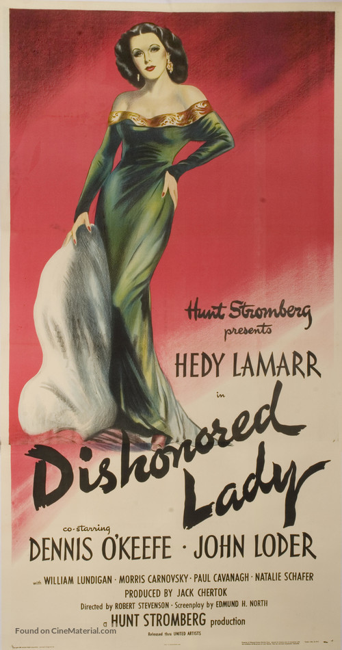 Dishonored Lady - Movie Poster