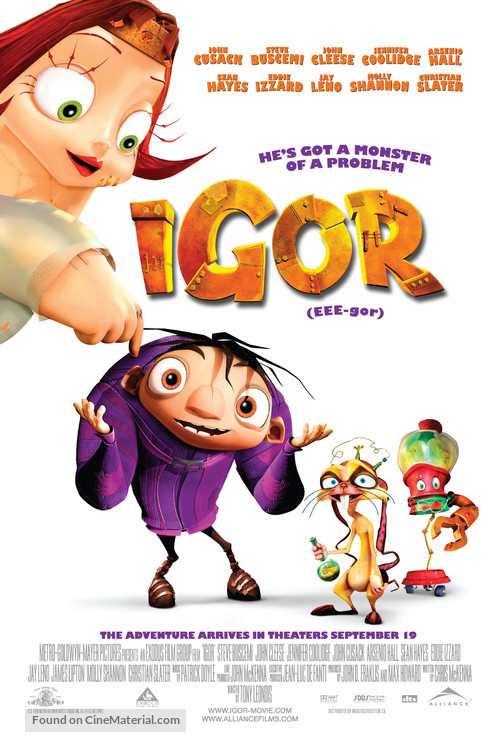 Igor - Canadian Movie Poster