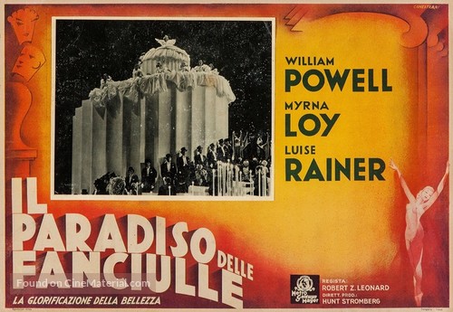 The Great Ziegfeld - Italian Movie Poster