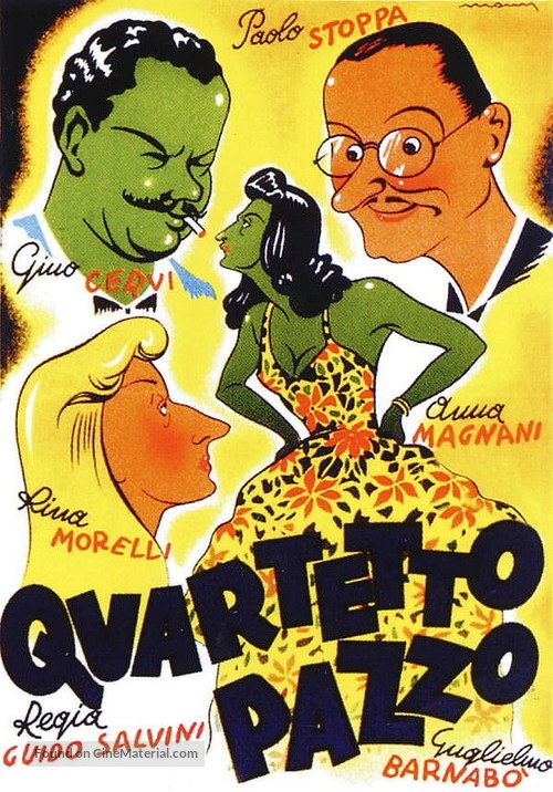 Quartetto pazzo - Italian Movie Poster