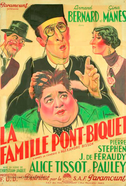 La famille Pont-Biquet - French Movie Poster