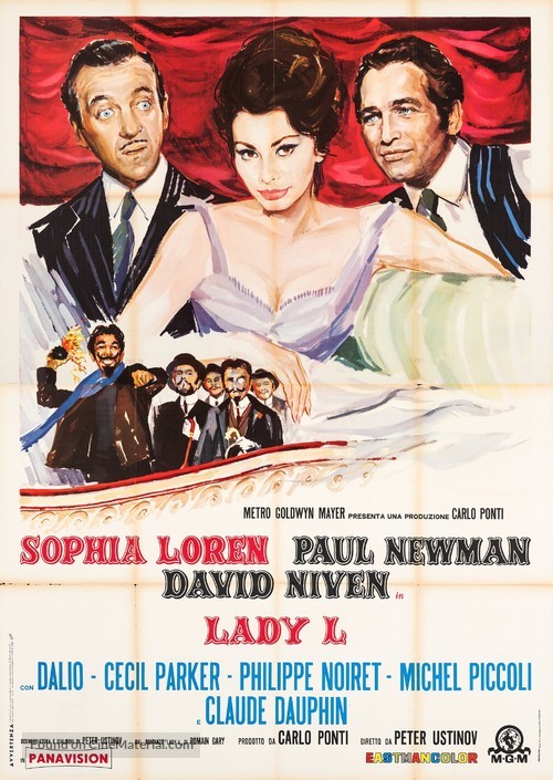 Lady L - Italian Movie Poster