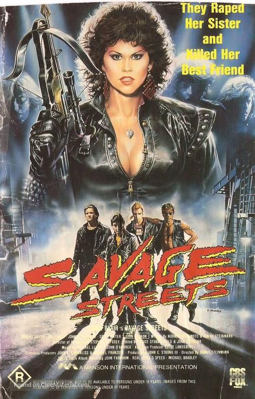 Savage Streets - Australian Movie Poster