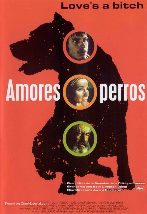 Amores Perros - Belgian Movie Cover
