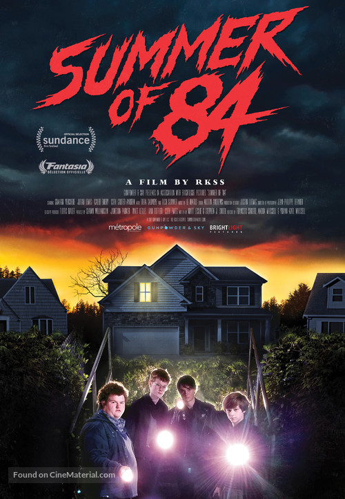 Summer of 84 - Canadian Movie Poster