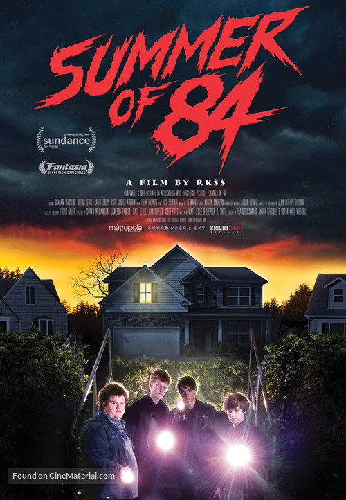 Summer of 84 - Canadian Movie Poster