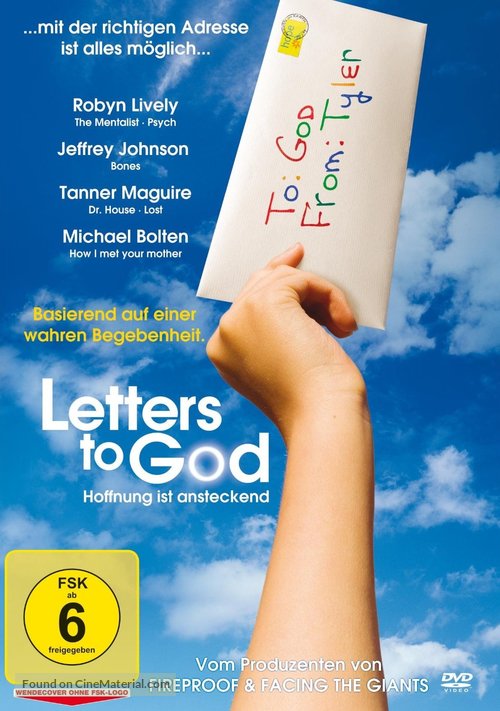 Letters to God - German DVD movie cover