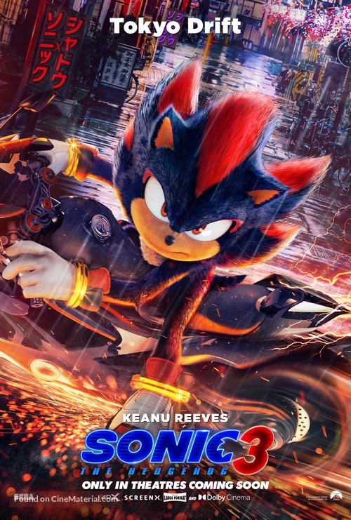 Sonic the Hedgehog 3 - Movie Poster