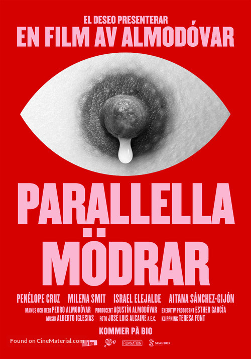 Madres paralelas - Swedish Movie Poster