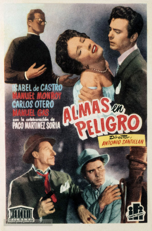 Almas en peligro - Spanish Movie Poster