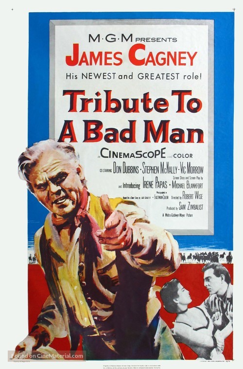 Tribute to a Bad Man - Movie Poster