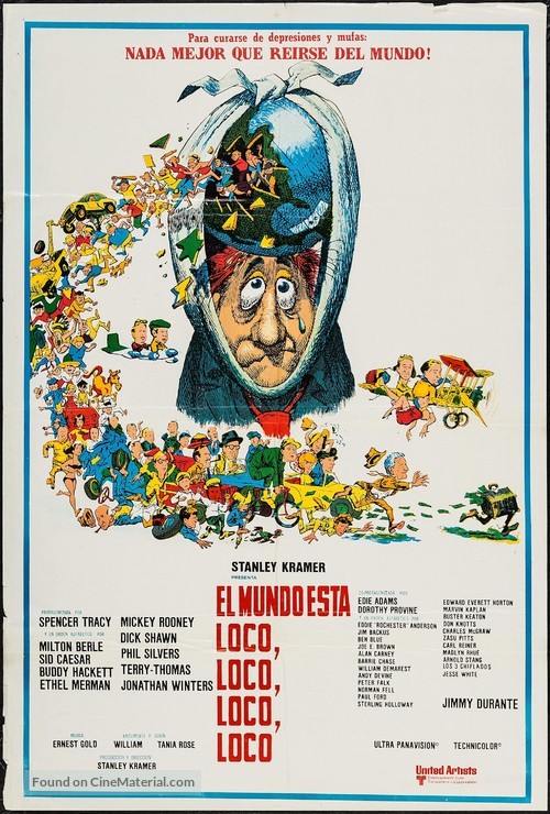 It&#039;s a Mad Mad Mad Mad World - Argentinian Movie Poster