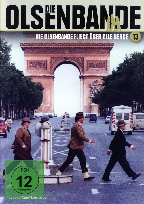 Olsen-banden over alle bjerge - German DVD movie cover